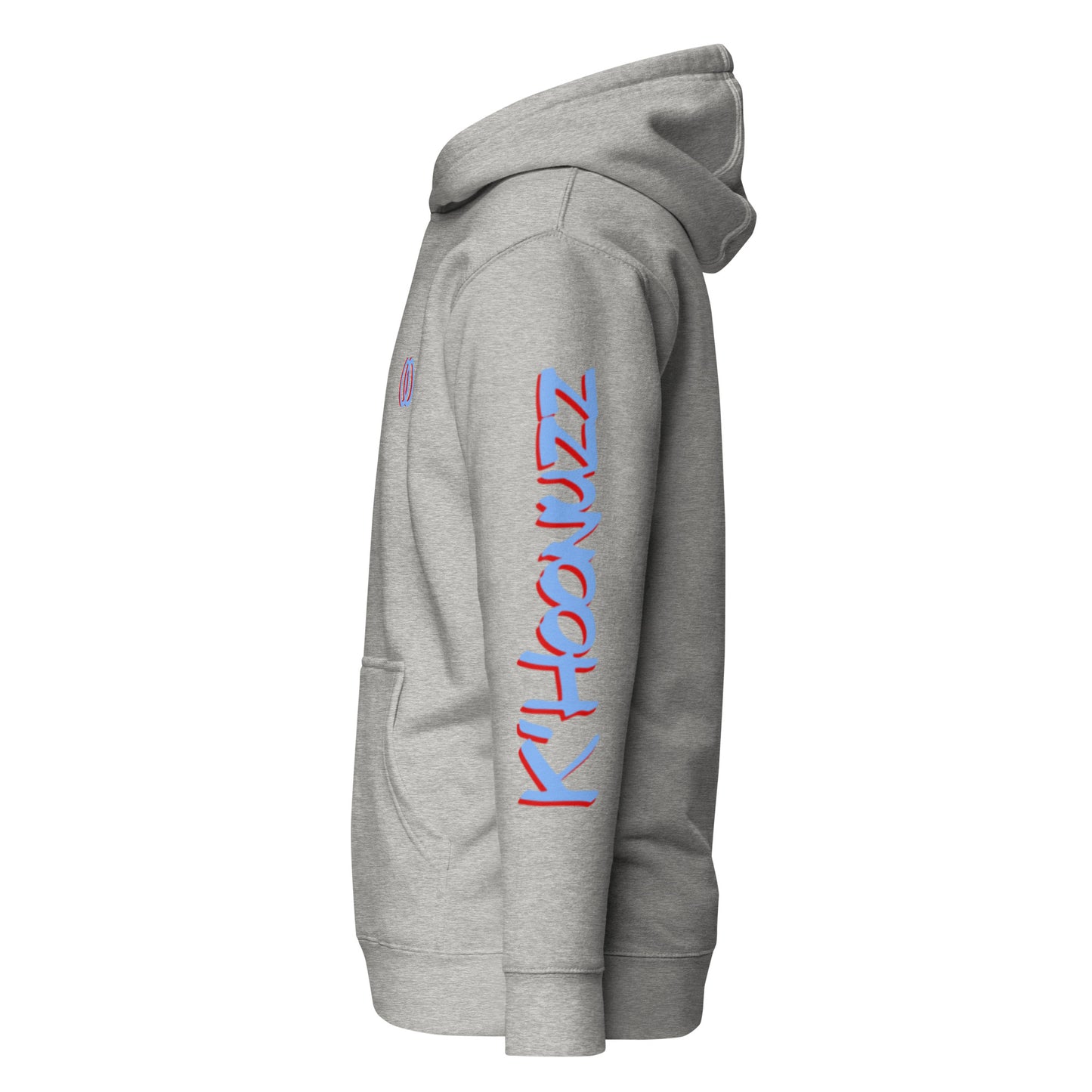 Jagged Baby Blue & Red K'Hoonuzz Unisex Hoodie