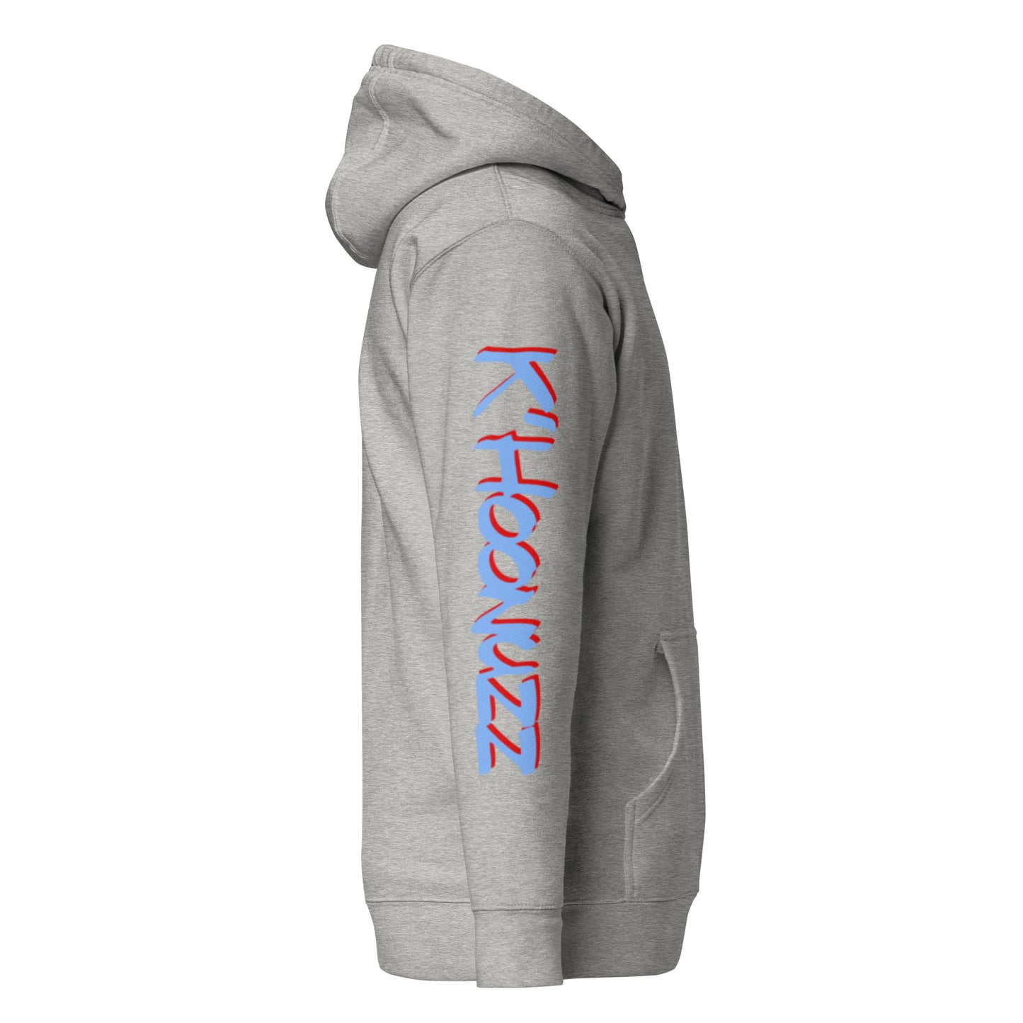 Jagged Baby Blue & Red K'Hoonuzz Unisex Hoodie