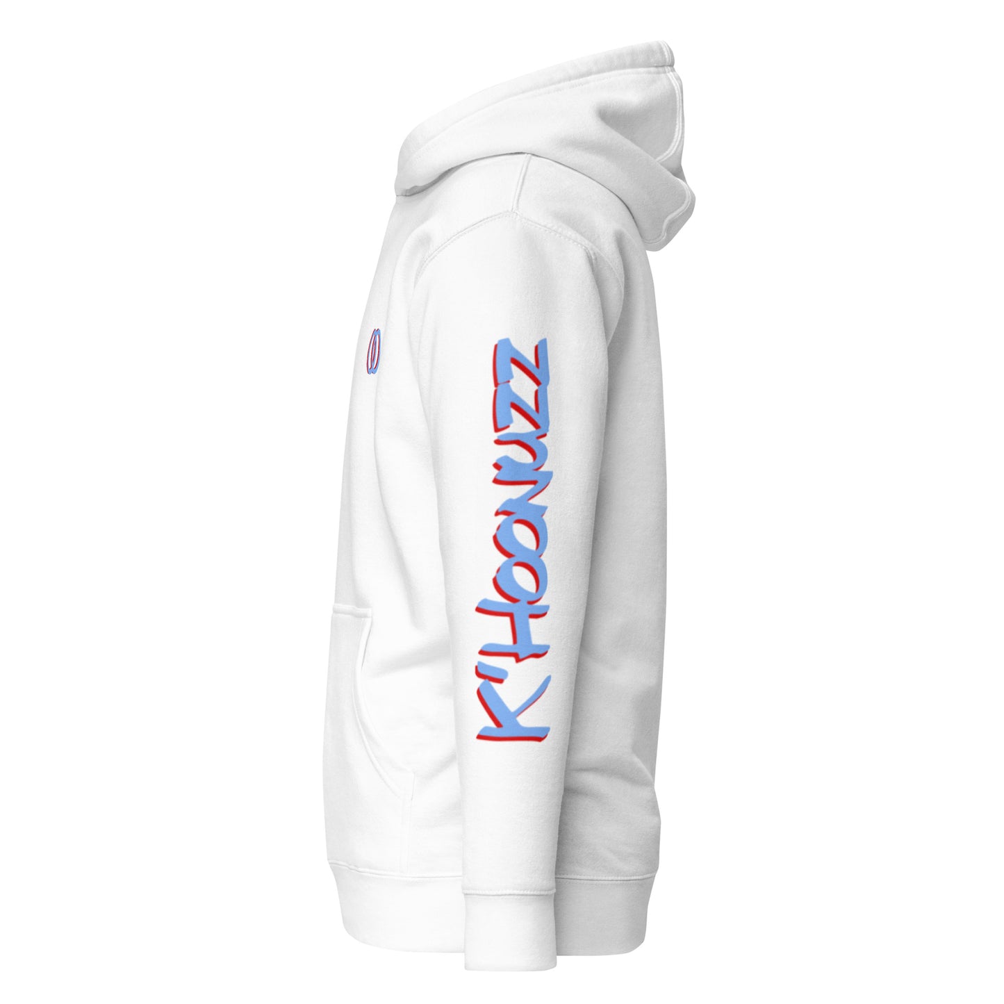 Jagged Baby Blue & Red K'Hoonuzz Unisex Hoodie