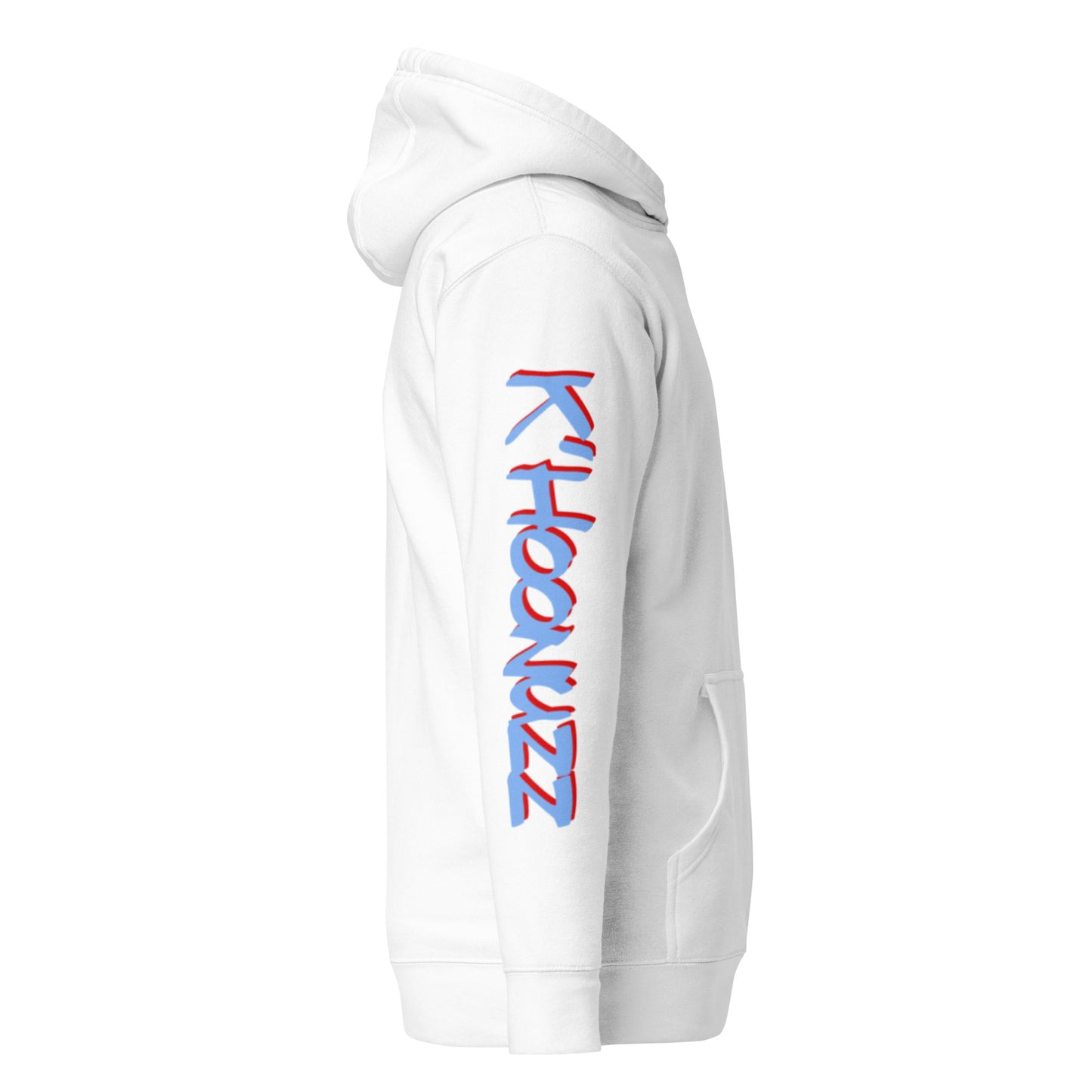 Jagged Baby Blue & Red K'Hoonuzz Unisex Hoodie